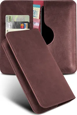 Produktbild von PURSE-Case für Xiaomi Redmi Note 8, Farbe:Weinrot