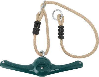 Immagine prodotto di Twist Swing, manico rotante a 360 gradi, attacco per la slackline, gioco per allenarsi alla porta e in cortile, verde scuro