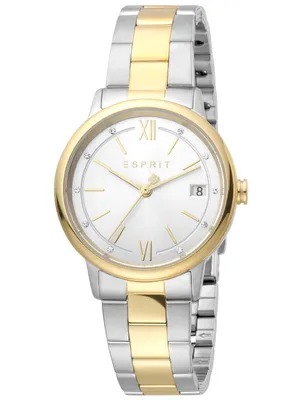 Produktbild von Esprit ES1L181M0115 Damen-Armbanduhr, Edelstahl-Gehäuse, Metall-Armband
