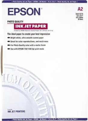 Produktbild von Epson Inkjet Paper Photo Quality A 2, 30 Blatt, 105 g,   S 041079