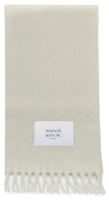 Zdjęcie produktu dla Maison Kitsuné, szalik męski, kolor beżowy - model UNI