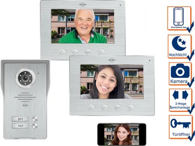 Immagine prodotto di ELRO 2 - Campanello Wi-Fi per abitazioni familiari con videocamera e app - Videocitofono