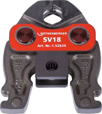 Image de Rothenberger Mâchoire à sertir Compact M 18 mm Système V / SV Métal / Métal non ferreux - 015263X