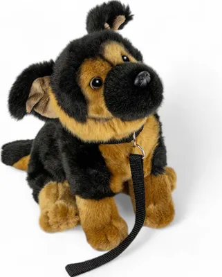 Obrázek produktu pro Carl Dick ovčácký pes s vodítkem sedící plyš, cca 25 cm 3498 Plyšová hračka, měkká hračka, plyšové zvířátko