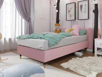 Produktbild von MIRJAN24 Boxspringbett Lux Gold für Wandpaneel, Einzelbett mit Matratze, Schlafzimmer (Farbe: Manila 09, Größe: 90x200 cm)