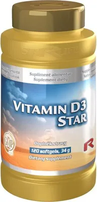Produktbild von Vitamin D3 Star, 120 sfg