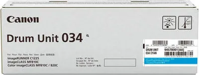 Produktbild von Canon 034 34000 Seiten Cyan