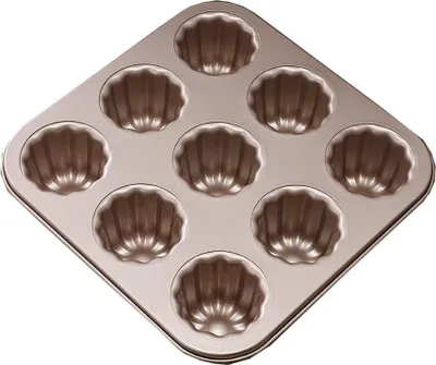 Zdjęcie produktu dla Forma Blacha Do Pieczenia Na 9 Muffinek Babeczek Stal Węglowa Non-Stick