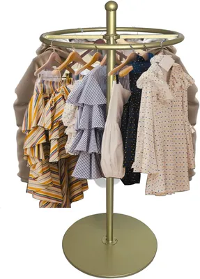 Productafbeelding van Kledingrek - Multifunctionele kledingstandaard goud - 155 x 55 cm