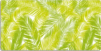 Produktbild von Schreibtischmatte Tischunterlage 90x45 cm Mauspad - Grüne Blätter
