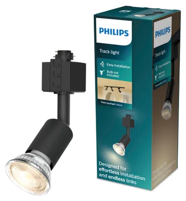 Produktbild von Philips Tobia Schienenleuchte, GU10, LED, 220-240 V, Schwarz