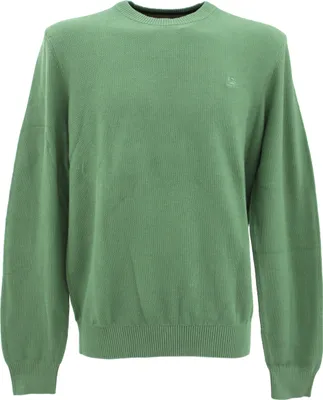 Produktbild von 33256 Lerros, ,  Herren Crew Neck Rundhals Pullover Pulli, feiner Perlstrick, mambagrün, M