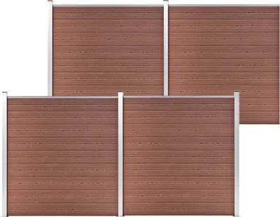Produktbild von Maison Exclusive - Gartenzaun WPC 699x186 cm Braun