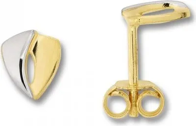 Produktbild von Ohrstecker 333/- Gelbgold teil-rhodiniert