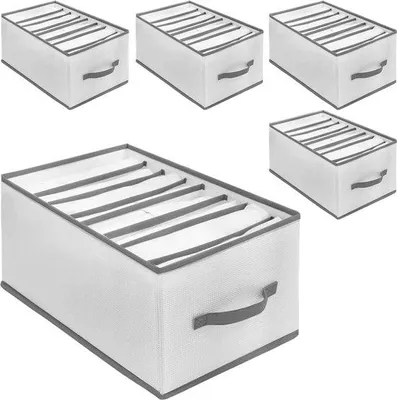 Zdjęcie produktu dla Organizer podróżny na ubrania – składany organizer z 8 kieszeniami – 40 x 25 x 20 cm – uchwyt na wieszaki
