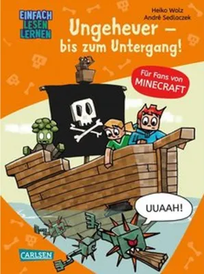 Produktbild von Carlsen Lesenlernen mit Spaß – Minecraft 4: Ungeheuer – bis zum Untergang!