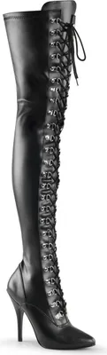 Produktbild von SEDUCE-3024 Damen Boots von Pleaser, Schwarz Matt , EU 39, US 9