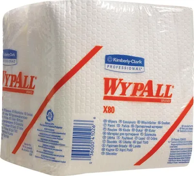 Produktbild von Kimberly-Clark WYPALL X80 Wischtücher 31,5x33 weiß Btl. 4x50Tü.