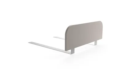 Produktbild von regalik Bettgitter Rausfallschutz Kinderbett 60x20 cm – Kaschmir Stabile Absturzsicherung ohne Bohren – Einfache Montage unter der Matratze