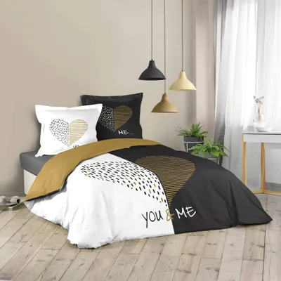 Obrázek produktu pro Elzusha – Sada povlečení na postel (3 kusy), rozměr 240 x 220 cm, materiál: bavlna, vícebarevná