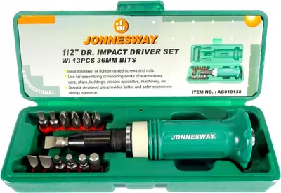 Image de Jonnesway Tournevis à percussion avec couvercle Ag010138
