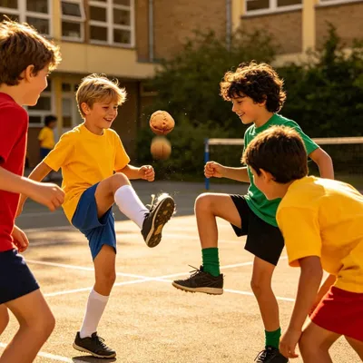 Obrázok produktu pre Vrecúška na hádzanú pre hry na rovnováhu a zručnosť, s motívom futbalu | 6 mäkkých vrecúšok pre dievčatá, dospelých a študentov, vhodné na použitie v škole, záhrade, na dvore a na trávniku