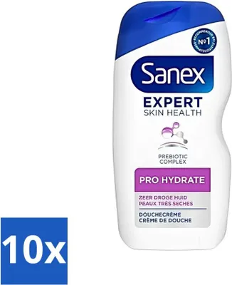 Zdjęcie produktu dla Sanex Żel pod prysznic Expert Skin Health Pro Hydrate 400 ml - Value pack - 10 szt