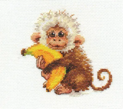 Productafbeelding van Borduurpakket kruisstap 12x11 cm