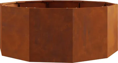 Produktbild von vidaXL Pflanzkübel Rostig 90 x 90 x 35 cm Wetterfeststahl