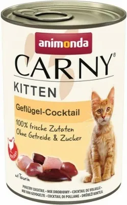 Zdjęcie produktu dla Animonda Carny Kitten Koktajl drobiowy - 400g