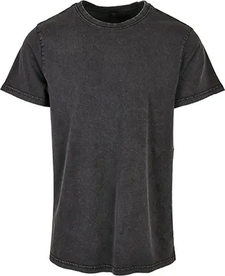 Produktbild von Build Your Brand BY190 | Acid Washed Round Neck Tee Herren T-Shirt Regular fit - Farbe: Black - Größe: XXL