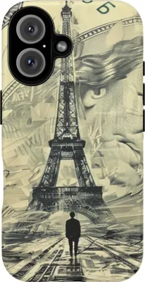 Produktbild von Eiffelturm auf Geldschein – Hülle Kompatibel mit iPhone 16