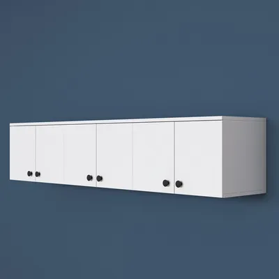 Immagine prodotto di Jelsi - Mobile Pensile, 180x44h cm Bianco, 6 Ante