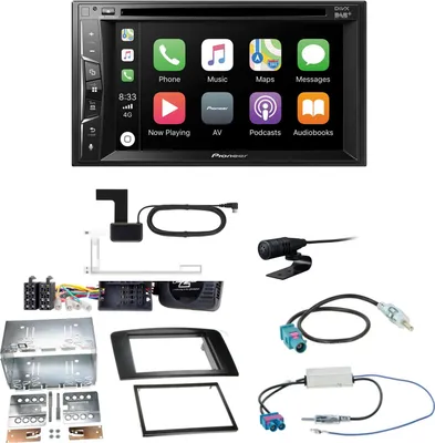 Produktbild von Pioneer AVH-Z3200DAB USB Bluetooth CarPlay DAB+ Einbauset für Mercedes ML W164