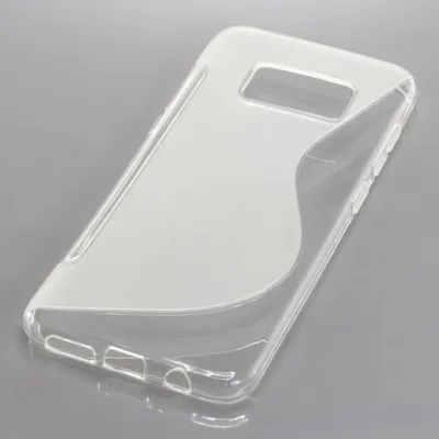 Immagine prodotto di Custodia in TPU, serie S, protettiva, con bordi, trasparente, per Samsung Galaxy S8