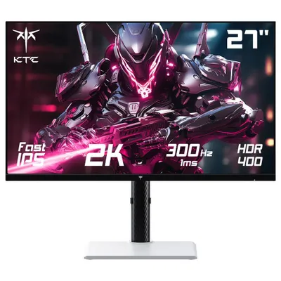Produktbild von KTC H27E6, 68,6 cm (27"), 2560 x 1440 Pixel, 2K Ultra HD, LED, 1 ms, Weiß