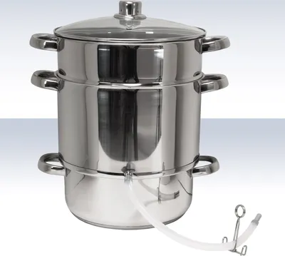 Produktbild von Edelstahl Dampfentsafter Dampf Entsafter Fruchtentsafter Obstpresse Saftpresse