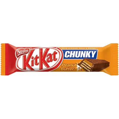 Produktbild von KitKat Chunky Peanut Butter Knusperwaffel mit Milchschokolade 42g
