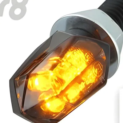 Obrázok produktu pre Indikátor STR8 Led Mini 2 Black Line čierny tónovaný s cestnou homologáciou (EXIT)