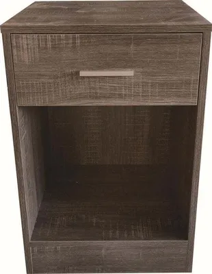 Immagine prodotto di VDD - Comodino - Comodino grigio - Comodino in legno - Comodino moderno