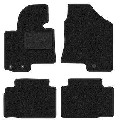 Produktbild von Velours-Fußmatten für Kia Sportage III 2010-2015 (SUV) – 4-tlg, Anthrazit, passgenau – Wielganizator ANTHRA