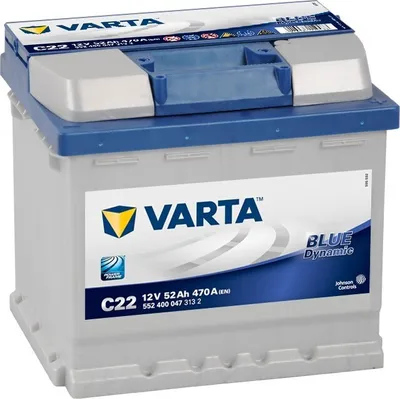 Produktbild von VARTA Dynamic SLI C22 Starterbatterie 12V 52Ah 470A/EN B13 für Auto LKW Batterie