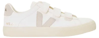 Produktbild von Veja - Recife Spielplatz Turnschuhe für Damen, Leder, Klettverschluss GT63603 (41 EU) (Weiß/Natürlich)
