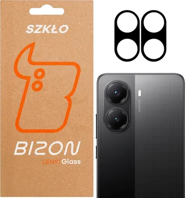 Produktbild von Gehärtetes Glas für die Kamera für Xiaomi Poco X7 Pro, Bizon Glass Silk Lens, 2 Stück