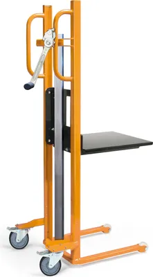 Produktbild von Bako Logistiksysteme Materialheber mit Plattform 250kg Tragkraft TPE-Bereifung