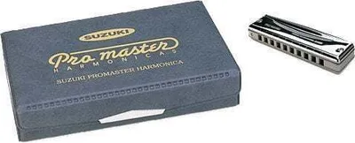 Image de Suzuki Music Promaster : Coffret d'harmonica diatonique en C, G, A, D, F et Sib