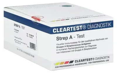 Obrázok produktu pre Cleartest Strep-A testovacie prúžky 25 ks
