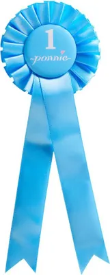 Immagine prodotto di Coccarda Ponnie per il vincitore - blu