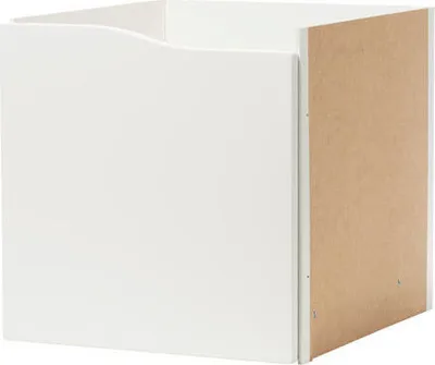 Produktbild von KALLAX Ikea Einsatz mit Tür OHNE GRIFF weiß 33x33 Regal Türe Holz Fach