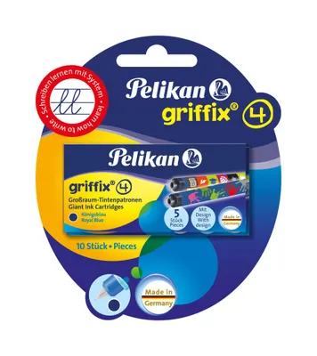 Immagine prodotto di Pelikan Tintenpatrone Griffix 4001 P1R/5/2B 2x5 Patronen sw Blister
